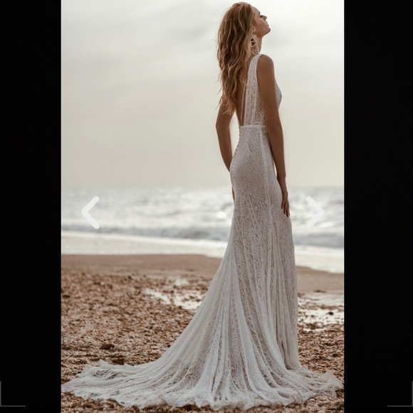 Rish Bridal Noa Wedding Dress Gown, Rish sz 1, US sz 4 - Picture 3 of 15